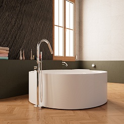 Frank Акриловая ванна 150x150 F6169 white – фотография-4